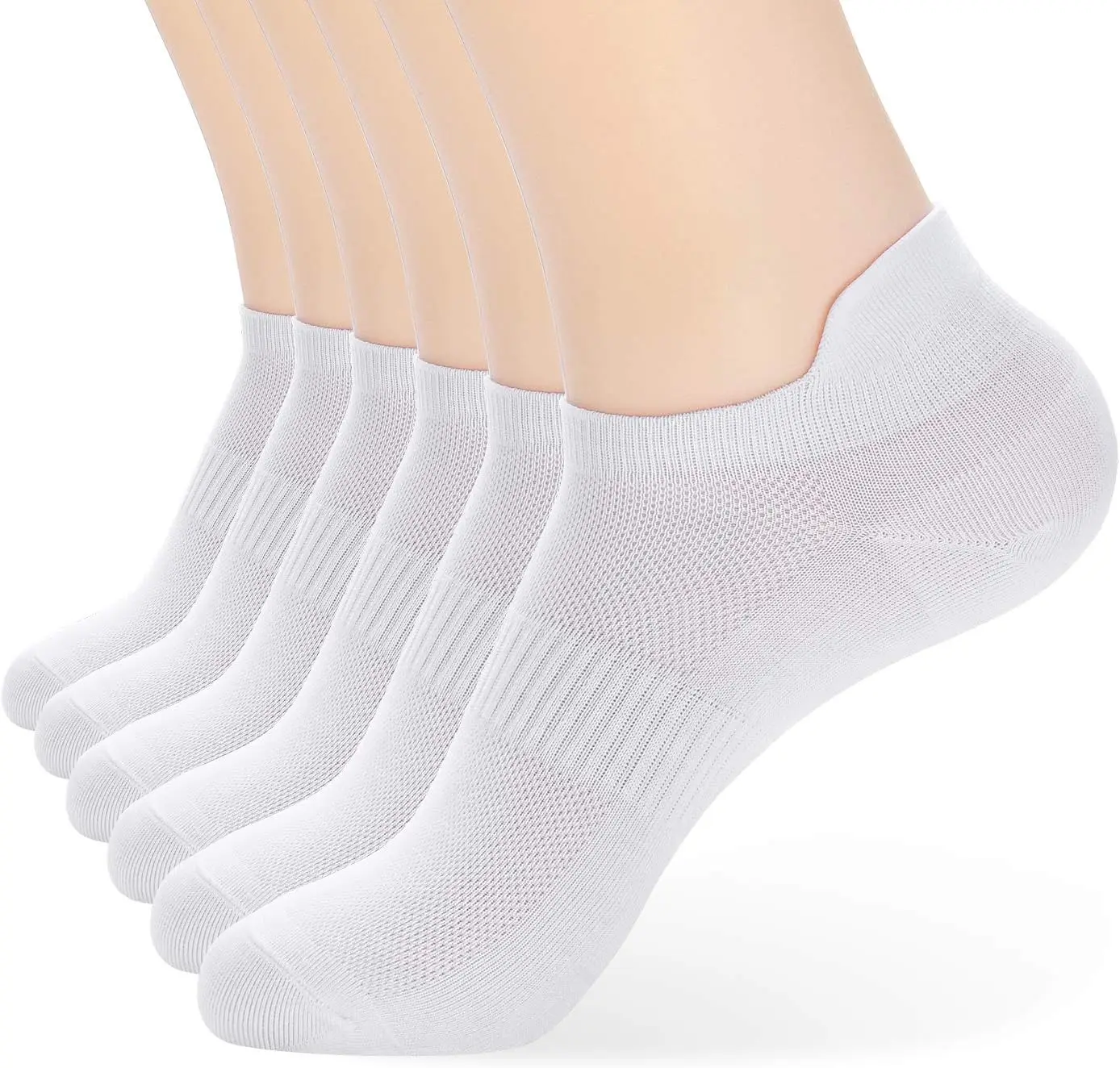 Thin Athletic Running Low Cut No Show Socks with Heel Tab for Women and Men, 6-10 Pairs
Thin Athletic Running Low Cut No Show Socks with Heel Tab for Women and Men, 6-10 Pairs