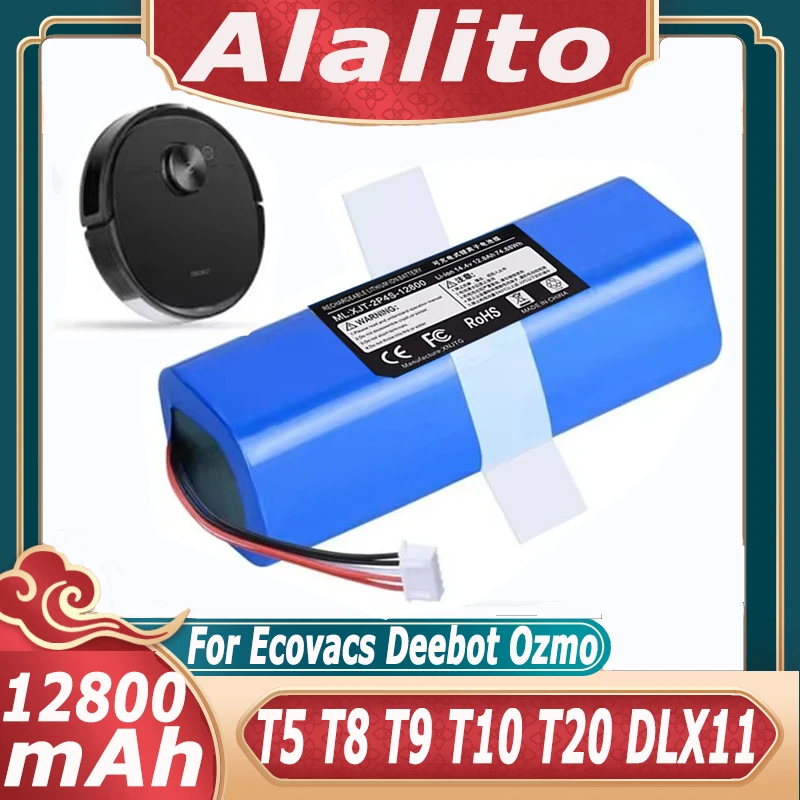 14.4V Replacement Battery For ECOVACS Deebot Ozmo 950 T8 T8+ T5Max T10 T9 X1 X2 Turbo pro omni DX96 DX93 Robot Vacuum Cleaner
14.4V Replacement Battery For ECOVACS Deebot Ozmo 950 T8 T8+ T5Max T10 T9 X1 X2 Turbo pro omni DX96 DX93 Robot Vacuum Cleaner