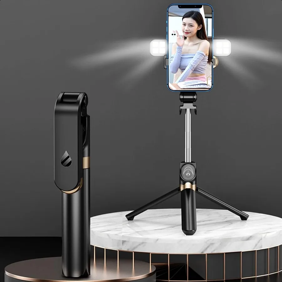 Selfie Stick TripodMQOUNY Extendable Selfie Stick Tripod with Dual LED Ring Light with Detachable Wirel Remote and Tripod Stand
Selfie Stick TripodMQOUNY Extendable Selfie Stick Tripod with Dual LED Ring Light with Detachable Wirel Remote and Tripod Stand
