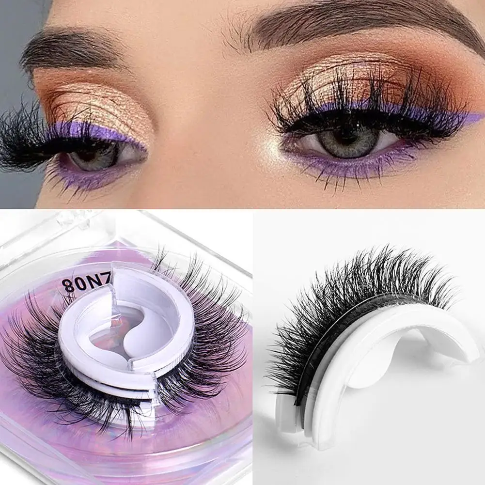 1Pair Reusable Self-Adhesive False Eyelashes Natural glue-free eyelashes Multiple reversible Hot self-adhesive false of pai F0E8
1Pair Reusable Self-Adhesive False Eyelashes Natural glue-free eyelashes Multiple reversible Hot self-adhesive false of pai F0E8