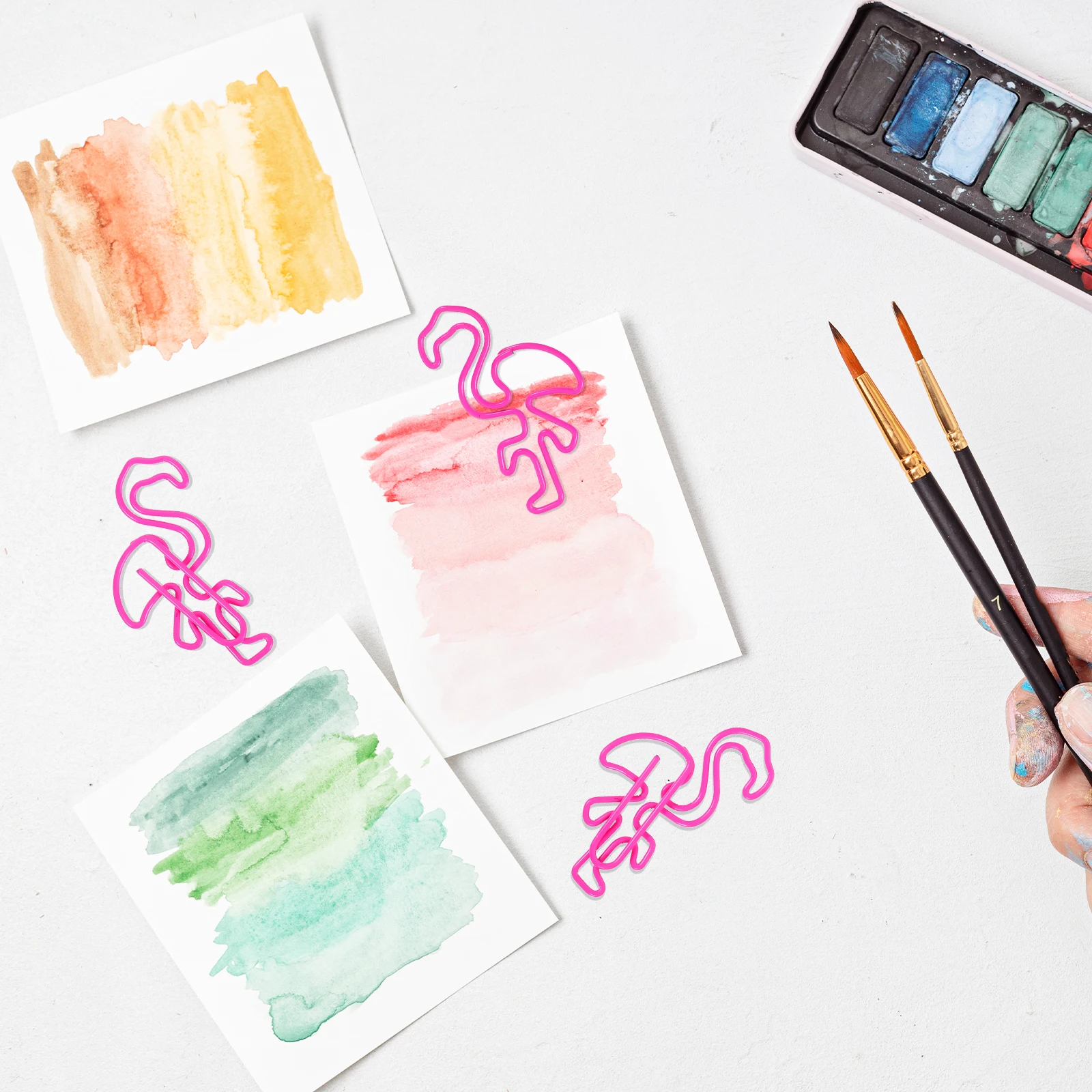 30 Pcs Flamingo Paper Clip Pink Clips Bookmark Charming Flamingos Office School Stationery Shape Cartoon Design Cute
30 Pcs Flamingo Paper Clip Pink Clips Bookmark Charming Flamingos Office School Stationery Shape Cartoon Design Cute