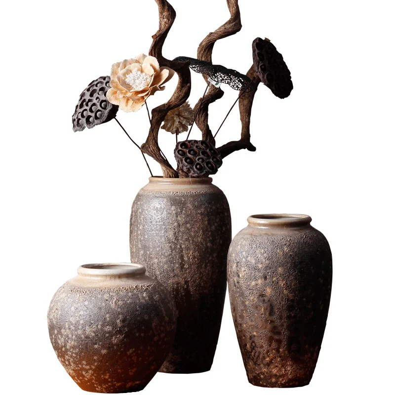 Countertop Dried Flower Vase Jingdezhen Handmade Vase Decoration Retro Emulational Flower Decoration Decoration
Countertop Dried Flower Vase Jingdezhen Handmade Vase Decoration Retro Emulational Flower Decoration Decoration