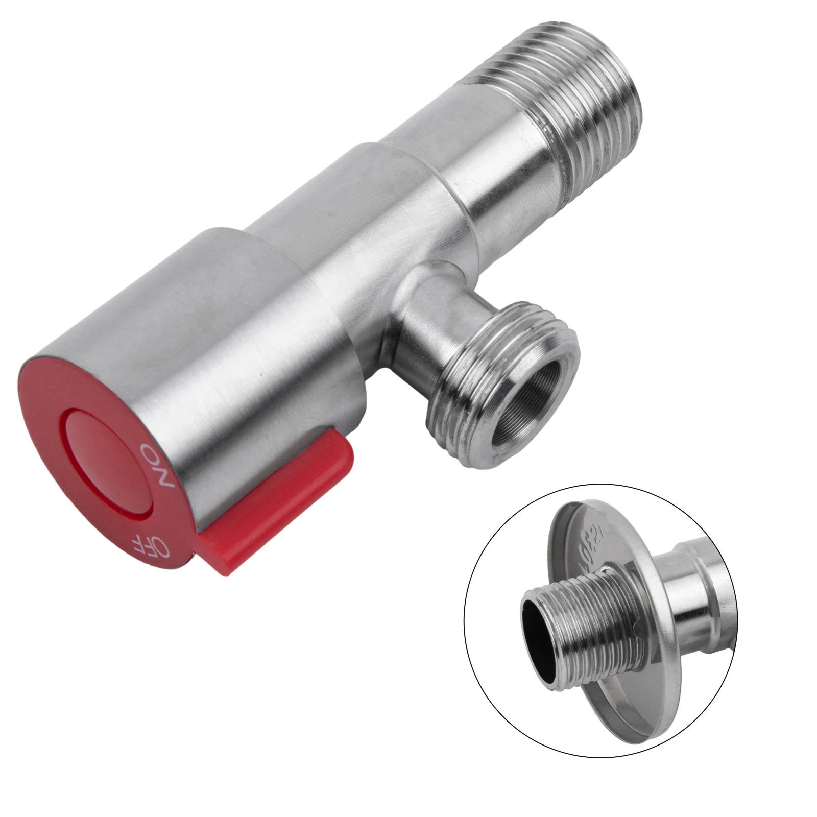304 Stainless Steel Triangle Valve Cold Hot Water Stop Valve Copper Core For Bathroom Kitchen Toilet Sink Replacement Accessory
304 Stainless Steel Triangle Valve Cold Hot Water Stop Valve Copper Core For Bathroom Kitchen Toilet Sink Replacement Accessory