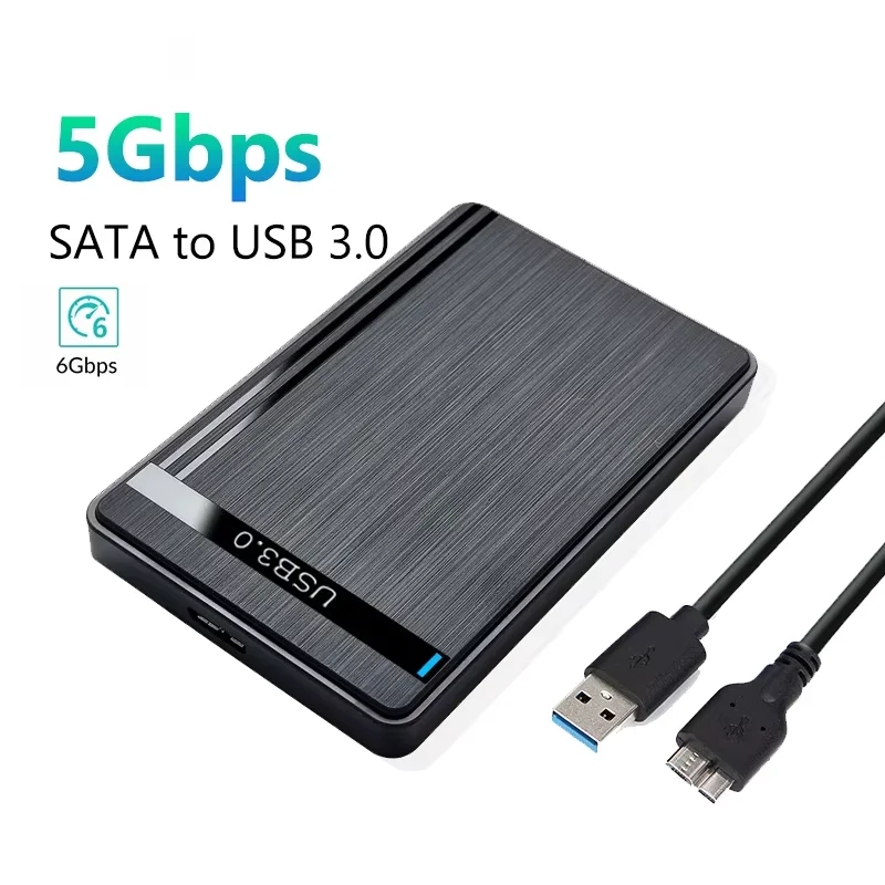 2,5-дюймовый корпус для жесткого диска SATA-USB 3.0, внешний мобильный жесткий диск для портативных ПК, скорость 5 Гбит/с, чехол для хранения жесткого диска SATA SSD
2,5-дюймовый корпус для жесткого диска SATA-USB 3.0, внешний мобильный жесткий диск для портативных ПК, скорость 5 Гбит/с, чехол для хранения жесткого диска SATA SSD