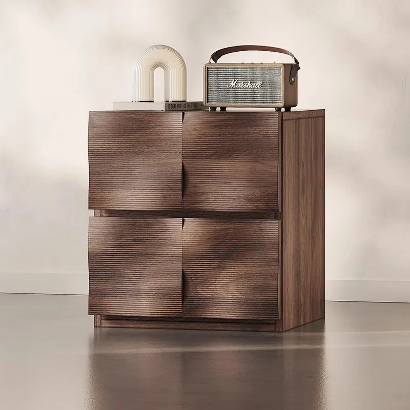 Retro Italian medieval style black walnut side cabinet module combination cabinet household living room solid wood chest bedside
Retro Italian medieval style black walnut side cabinet module combination cabinet household living room solid wood chest bedside