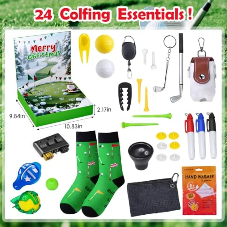 2025 Golf Set Advent Calendar for Adult Men Boy Golf Sport Accessories and Decorations Christmas Countdown Gifts for Husband
2025 Golf Set Advent Calendar for Adult Men Boy Golf Sport Accessories and Decorations Christmas Countdown Gifts for Husband