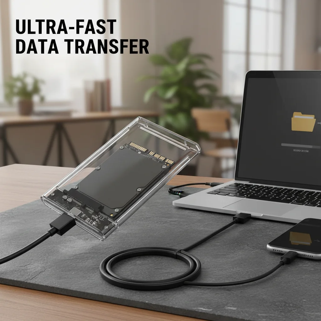 2,5-дюймовый внешний SSD-накопитель Micro USB 3.0, высокоскоростной мобильный жесткий диск, прозрачный корпус, механический SATA-порт, для ноутбуков, твердотельный накопитель
2,5-дюймовый внешний SSD-накопитель Micro USB 3.0, высокоскоростной мобильный жесткий диск, прозрачный корпус, механический SATA-порт, для ноутбуков, твердотельный накопитель