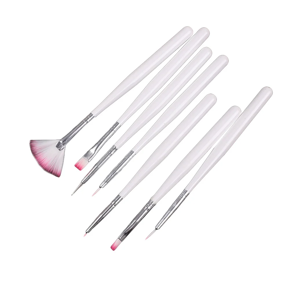 7pcs Nail Art Brush Set High Quality Manicure Tools For Diy Nail Design Detail Paint Brush Flowers Patterns Fine Line Drawing
7pcs Nail Art Brush Set High Quality Manicure Tools For Diy Nail Design Detail Paint Brush Flowers Patterns Fine Line Drawing