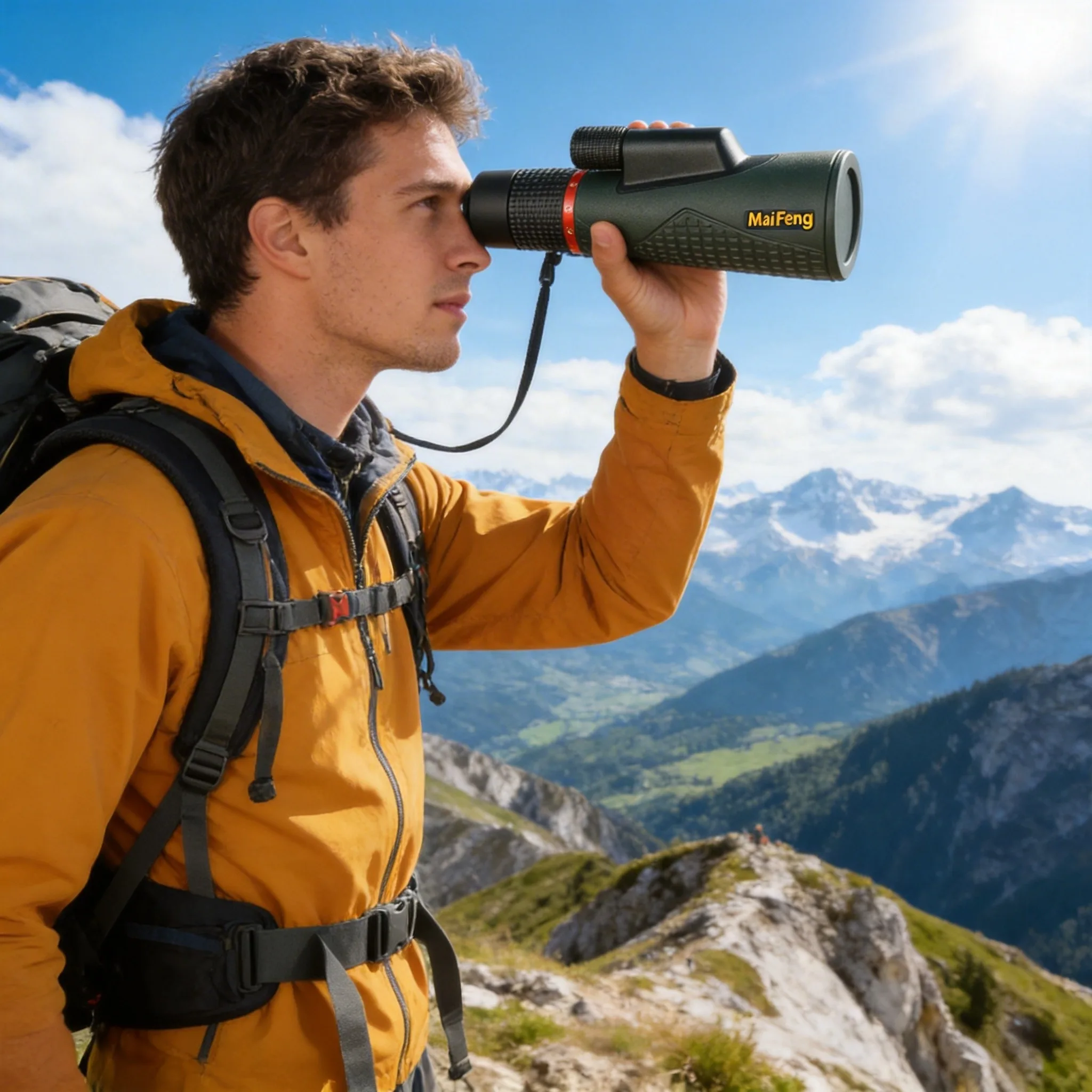 Maifeng 8-16x56 Monocular Zoom Telescope High Magnification Long Range Handheld For Camping Hunting ED Lens Large Eyepiece
Maifeng 8-16x56 Monocular Zoom Telescope High Magnification Long Range Handheld For Camping Hunting ED Lens Large Eyepiece