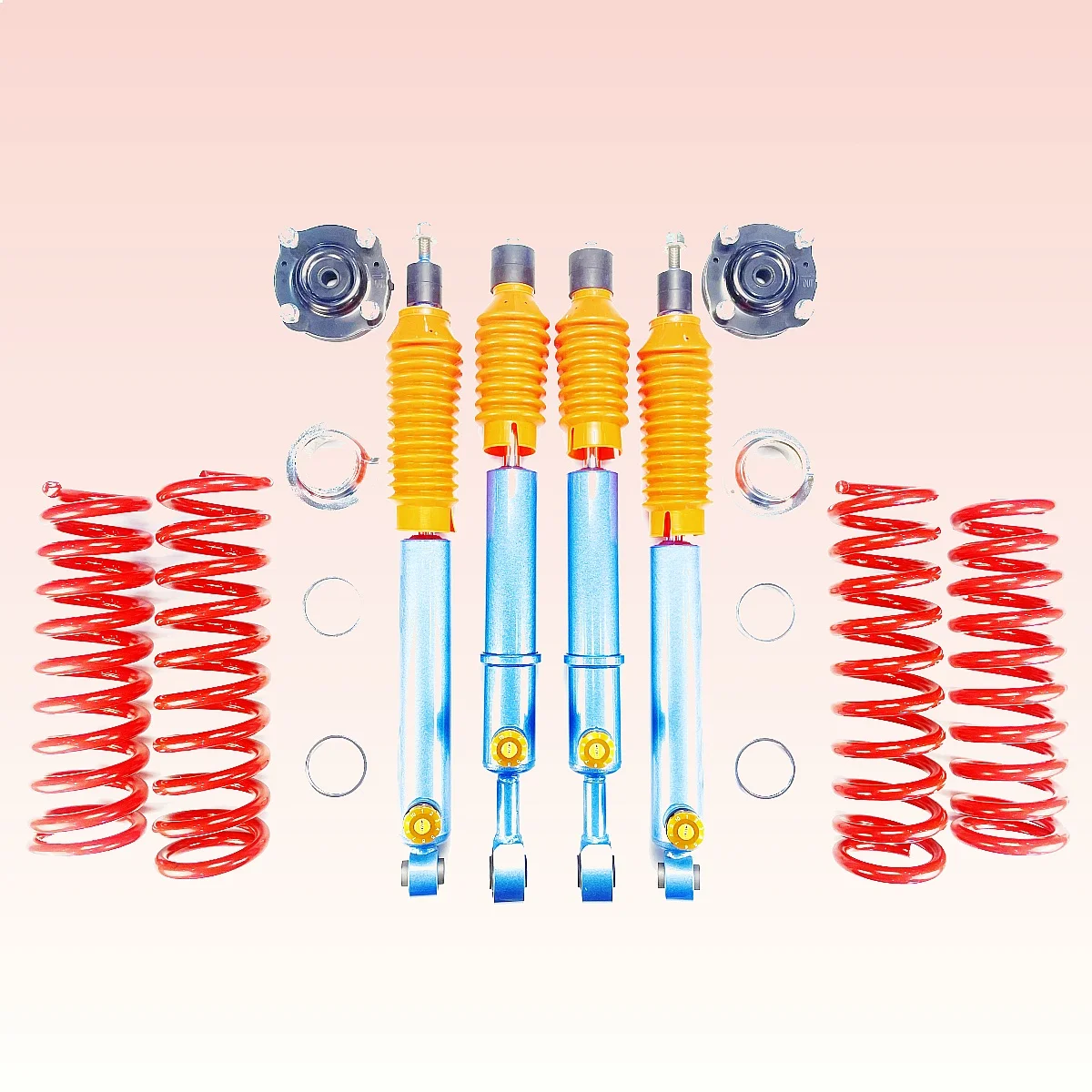4x4 2-Inch Adjustable Shock Absorber for LC200 Front Rear Coilover
4x4 2-Inch Adjustable Shock Absorber for LC200 Front Rear Coilover