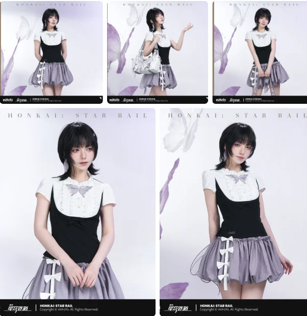 Game MiHoYo Official Genuine Honkai: Star Rail Castorice Theme Impression Series Short-sleeved Shirt Role Play Birthday Gift
Game MiHoYo Official Genuine Honkai: Star Rail Castorice Theme Impression Series Short-sleeved Shirt Role Play Birthday Gift