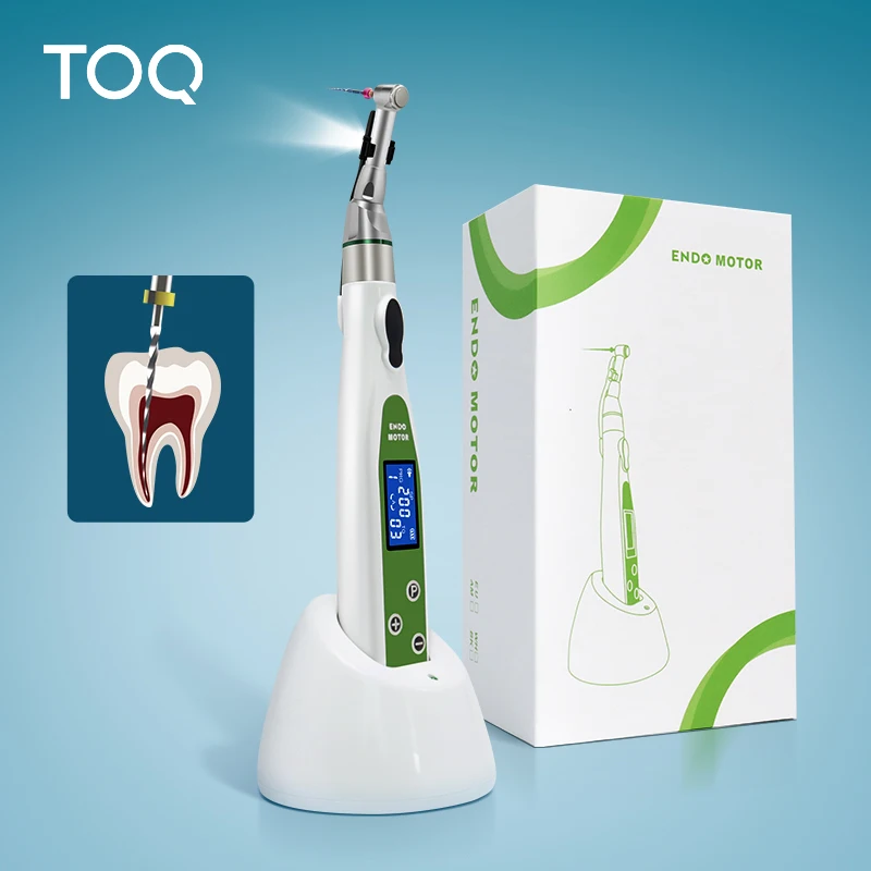 Dental Endo Motor Cordless LED 16:1 Contra Angle With Reduction Head Low Speed Handpiece Files Dentistry Endodoncia Treatment
Dental Endo Motor Cordless LED 16:1 Contra Angle With Reduction Head Low Speed Handpiece Files Dentistry Endodoncia Treatment