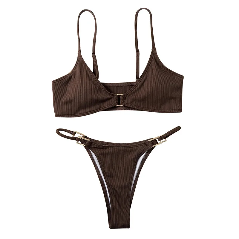 Sexy Bikini 2023 New Women Swimsuit Solid Sling Bikinis Set Sexy Ribbed Swimwear Summer Beachwear Bathing Suit For Female
Sexy Bikini 2023 New Women Swimsuit Solid Sling Bikinis Set Sexy Ribbed Swimwear Summer Beachwear Bathing Suit For Female