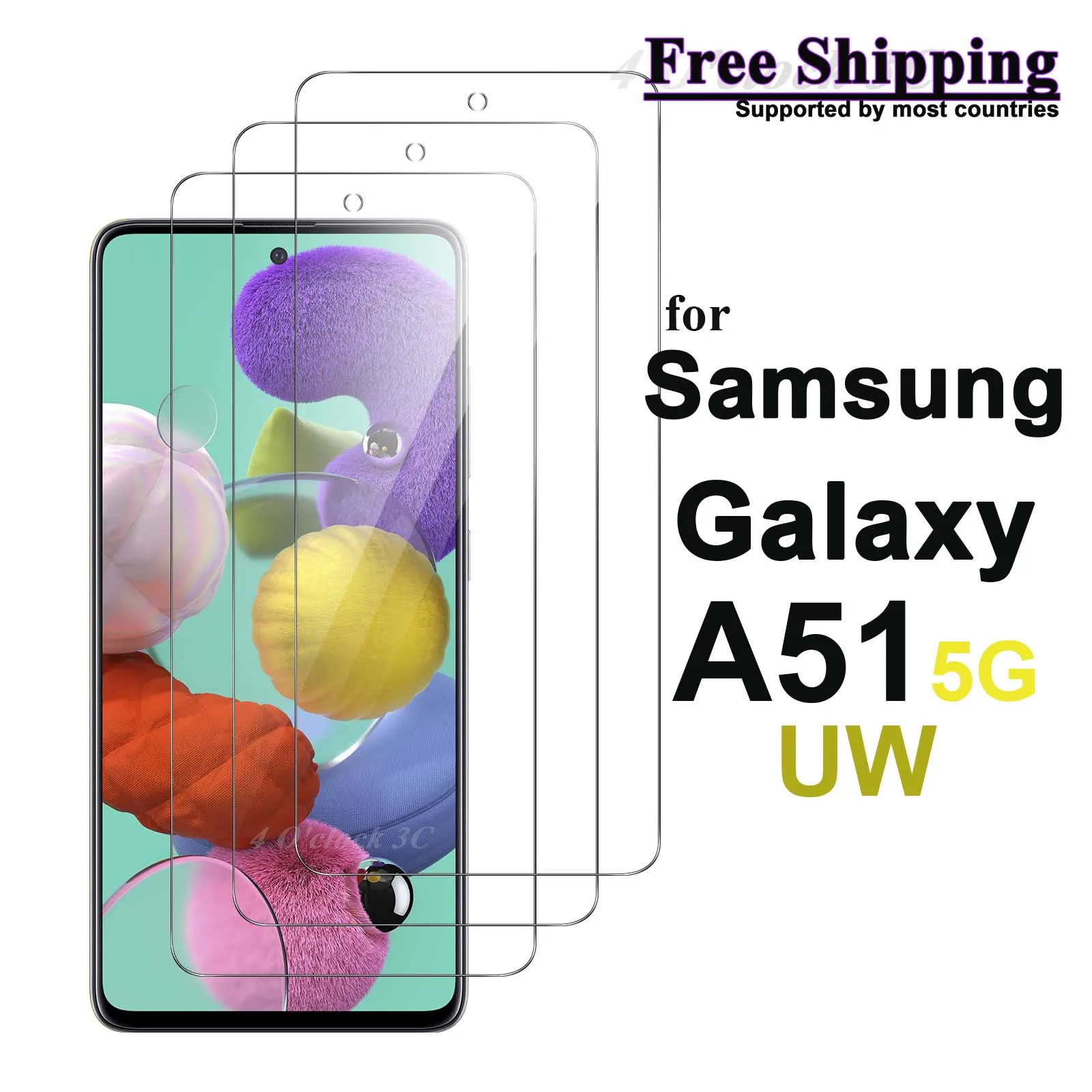 For Samsung Galaxy A51 5G UW Screen Protector Tempered Glass Crystal Mica 9H Protective HD Clear Transparent Anti Scratch
For Samsung Galaxy A51 5G UW Screen Protector Tempered Glass Crystal Mica 9H Protective HD Clear Transparent Anti Scratch