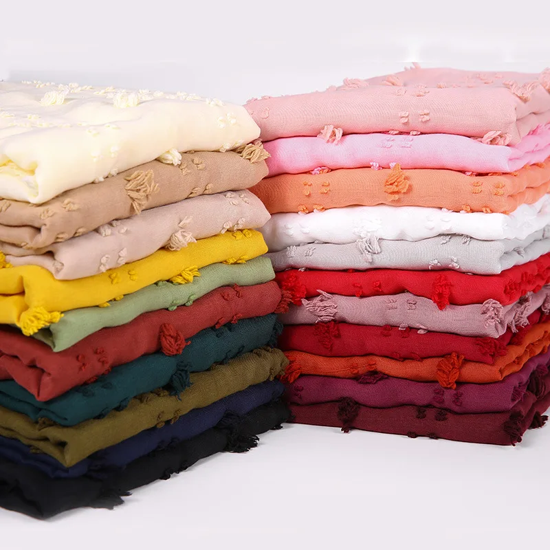 Новинка 2020, флокированный шифоновый шарф с пузырьками, хиджабы для мусульманских женщин, однотонный дышащий исламский платок, арабские платки на голову
Новинка 2020, флокированный шифоновый шарф с пузырьками, хиджабы для мусульманских женщин, однотонный дышащий исламский платок, арабские платки на голову