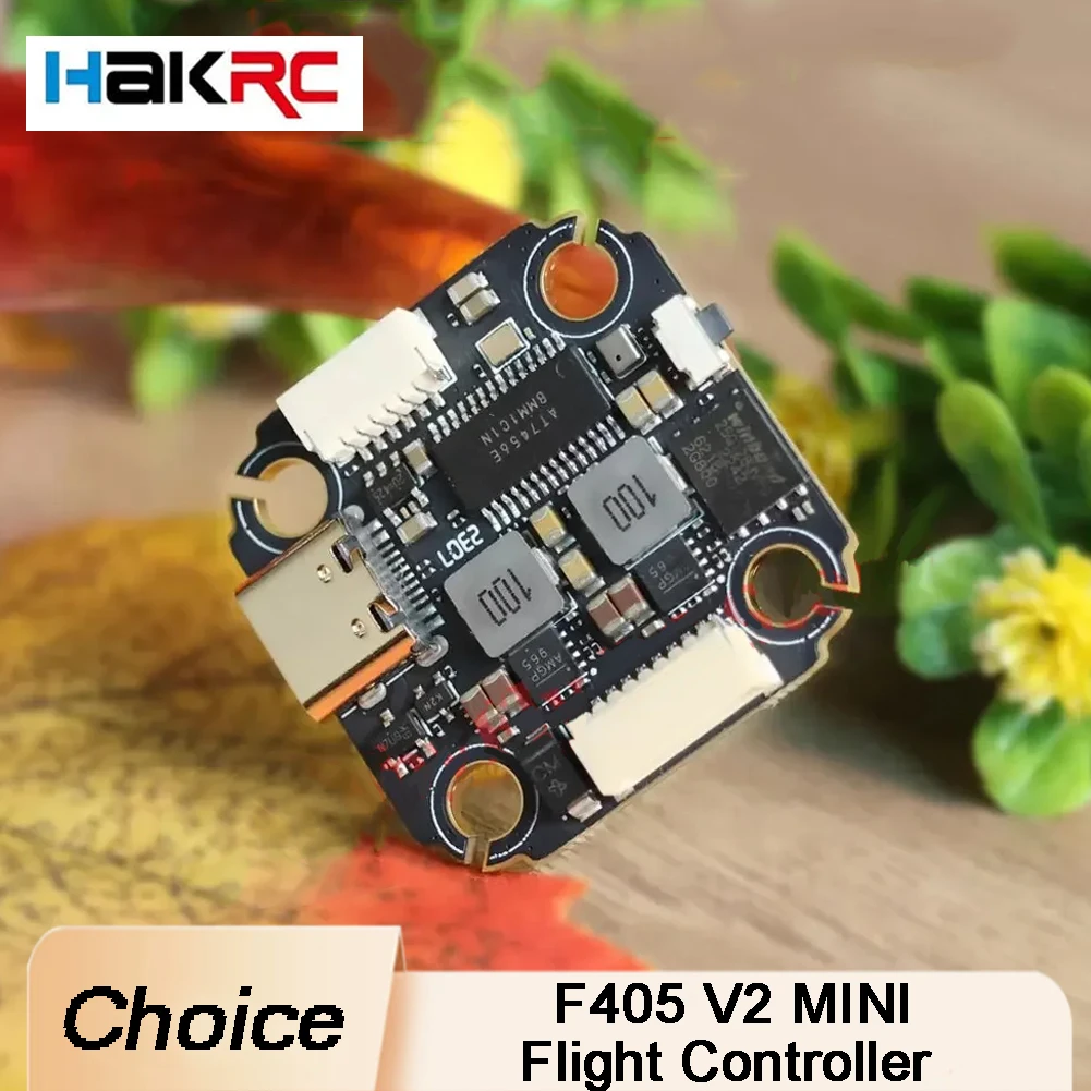 HAKRC F405 V2 MINI Flight Controller ICM42688 с барометром-гироскопом Dual BEC 5V/3A 9V/2,5A для RC FPV Racing Drone для фристайла
HAKRC F405 V2 MINI Flight Controller ICM42688 с барометром-гироскопом Dual BEC 5V/3A 9V/2,5A для RC FPV Racing Drone для фристайла