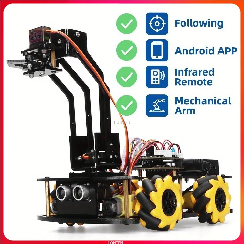 Smart Robot Arm Kit For Arduino Programming Automation Kits Robotic Arm Coding Robotic Electronic Kit Education Big Public Sets
Smart Robot Arm Kit For Arduino Programming Automation Kits Robotic Arm Coding Robotic Electronic Kit Education Big Public Sets
