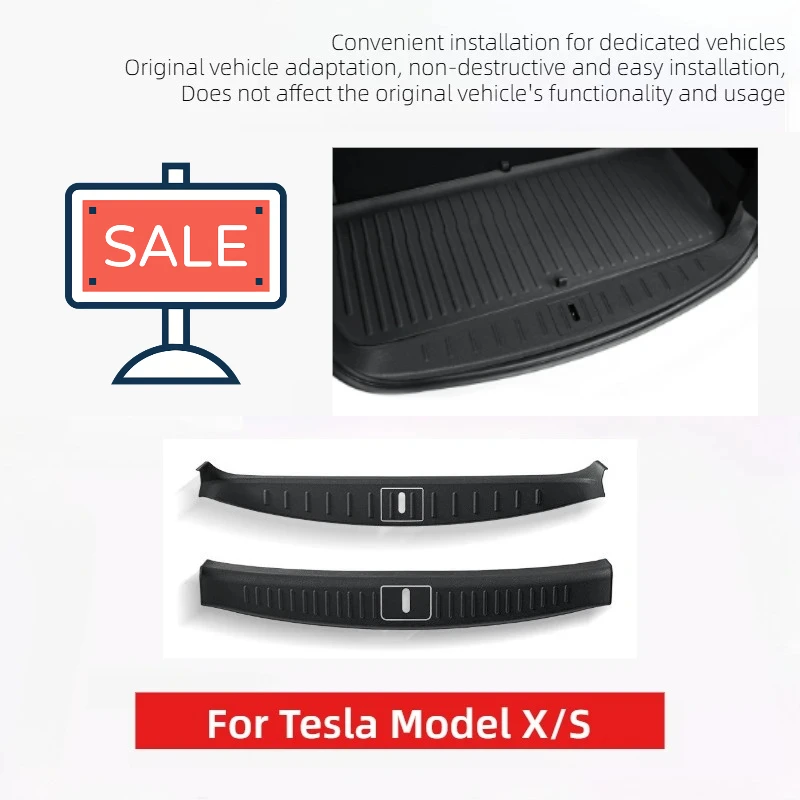 For Tesla Model X/S Trunk Threshold Strip TPE Back Sill Anti Scratch Protection Lid Guard Rear Cargo Anti-dirty Car Accessories
For Tesla Model X/S Trunk Threshold Strip TPE Back Sill Anti Scratch Protection Lid Guard Rear Cargo Anti-dirty Car Accessories
