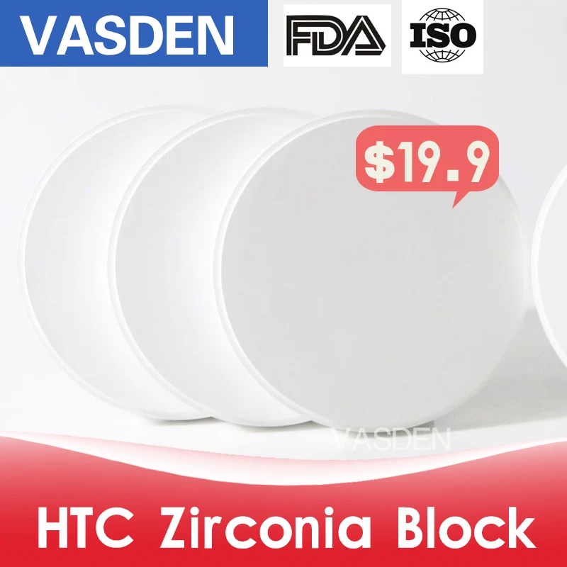HT 98*18mm Color Zirconia Block High Transparent Dental Material Milling Preshaded Zirconium Disc Ceramic Blank Best Price
HT 98*18mm Color Zirconia Block High Transparent Dental Material Milling Preshaded Zirconium Disc Ceramic Blank Best Price