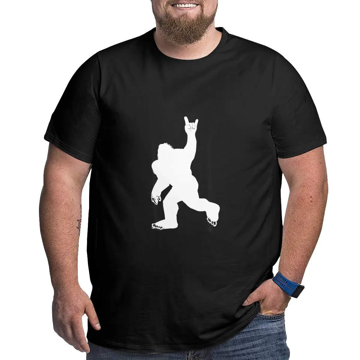 Bigfoot Cotton Graphic T Shirts Big Size Men's T-shirt for Big and Tall Man Short Sleeve Top Plus Size Clothing Oversize Tees
Bigfoot Cotton Graphic T Shirts Big Size Men's T-shirt for Big and Tall Man Short Sleeve Top Plus Size Clothing Oversize Tees
