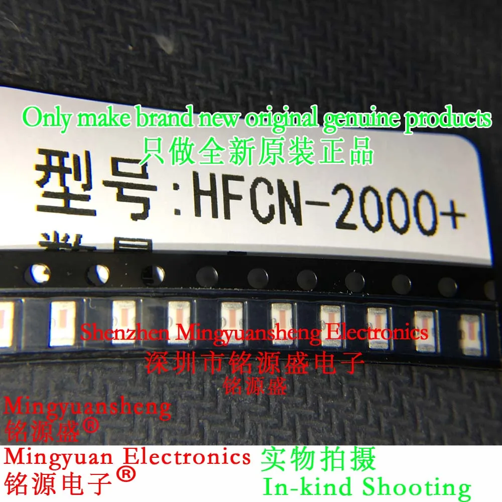 Mingyuansheng Brand New Original Genuine Hfcn-2000+ Hfcn-2000 Smd Ceramic Qualcomm Filter Signal Adjustment Ic Chip
Mingyuansheng Brand New Original Genuine Hfcn-2000+ Hfcn-2000 Smd Ceramic Qualcomm Filter Signal Adjustment Ic Chip