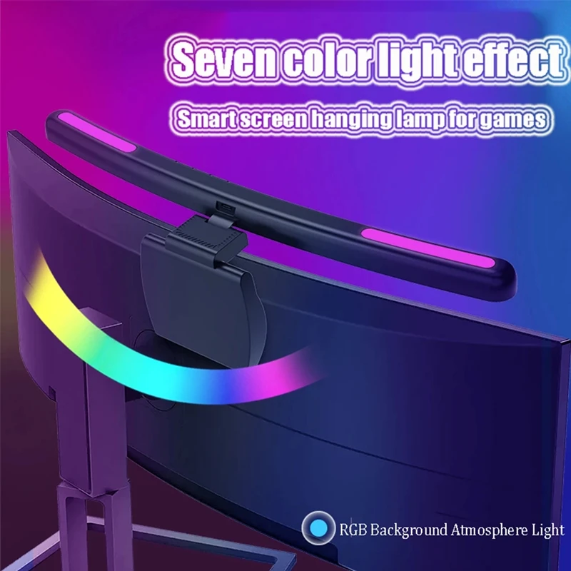 USB Stepless Dimming Screen Hanging Light Curved Screen Monitor Light Bar RGB Background Atmosphere Light PC Monitor Light Bar
USB Stepless Dimming Screen Hanging Light Curved Screen Monitor Light Bar RGB Background Atmosphere Light PC Monitor Light Bar