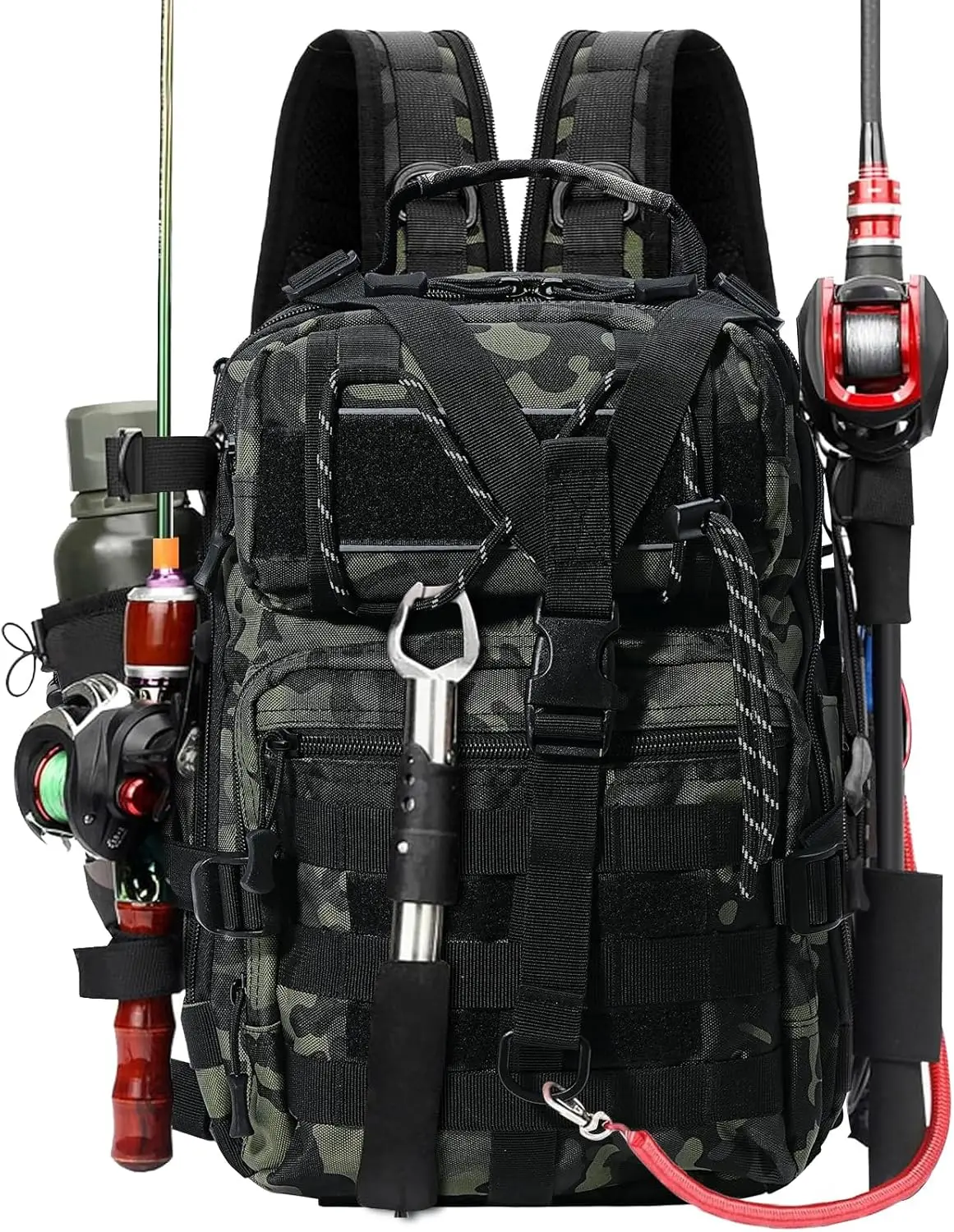 Рюкзак для рыболовных снастей, тактическая сумка-слинг с MOLLE, зеленый
Рюкзак для рыболовных снастей, тактическая сумка-слинг с MOLLE, зеленый