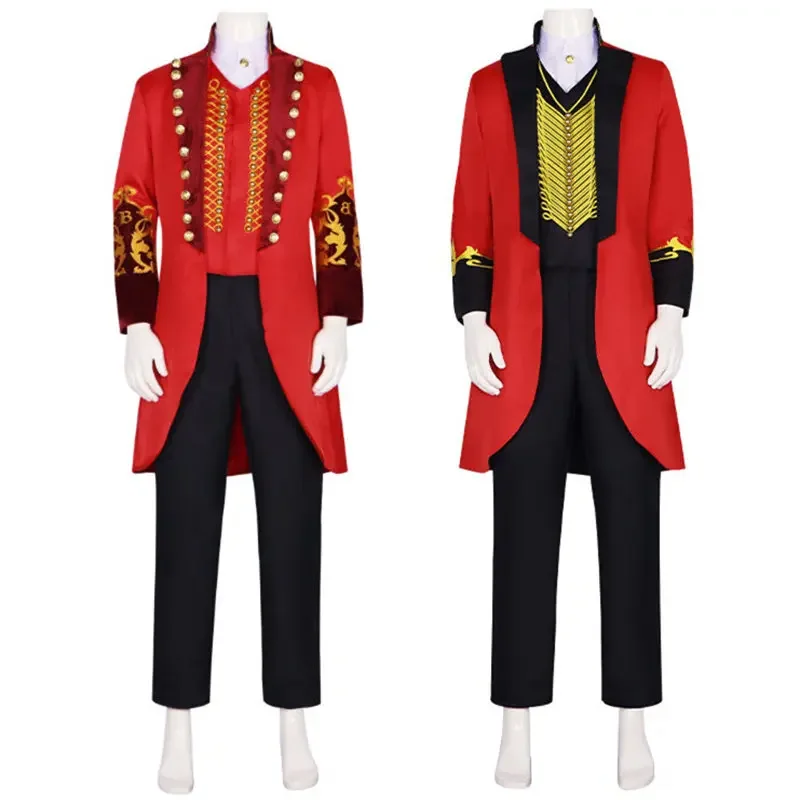 Showman Cosplay Barnum Costume Adult Mens Shirt Pants Coat Suits Outfit Uniform Halloween Carnival Disguise Party Costume
Showman Cosplay Barnum Costume Adult Mens Shirt Pants Coat Suits Outfit Uniform Halloween Carnival Disguise Party Costume
