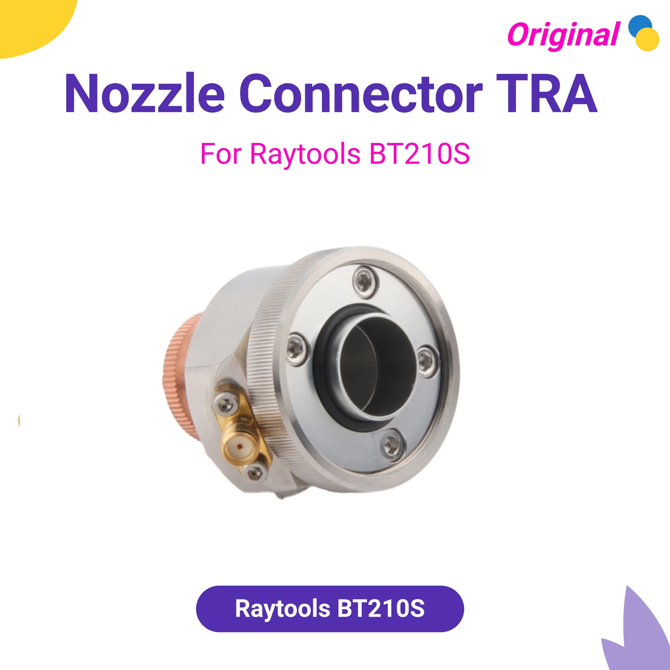 Разъем Raytools BT210S, разъем сопла TRA, разъем датчика лазерной сопла, соединительные детали сопла для режущей головки волоконного лазера
Разъем Raytools BT210S, разъем сопла TRA, разъем датчика лазерной сопла, соединительные детали сопла для режущей головки волоконного лазера