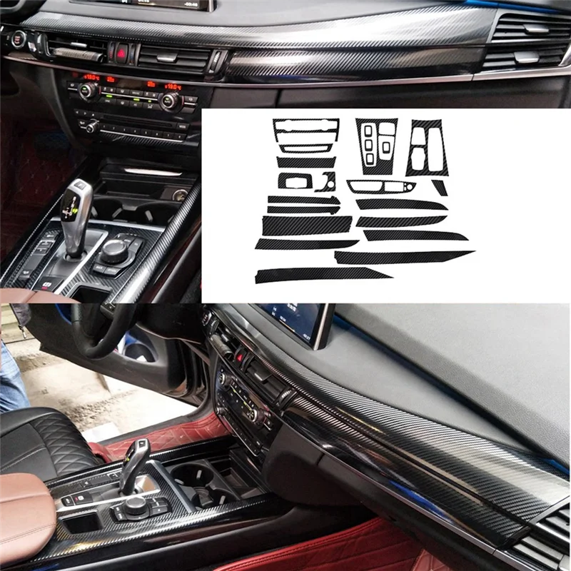 22Pcs Car Interior Film Decorative Sticker For BMW X5 E70 2007-2013 5D Carbon Fiber Trim Stylish Well Protective LHD
22Pcs Car Interior Film Decorative Sticker For BMW X5 E70 2007-2013 5D Carbon Fiber Trim Stylish Well Protective LHD