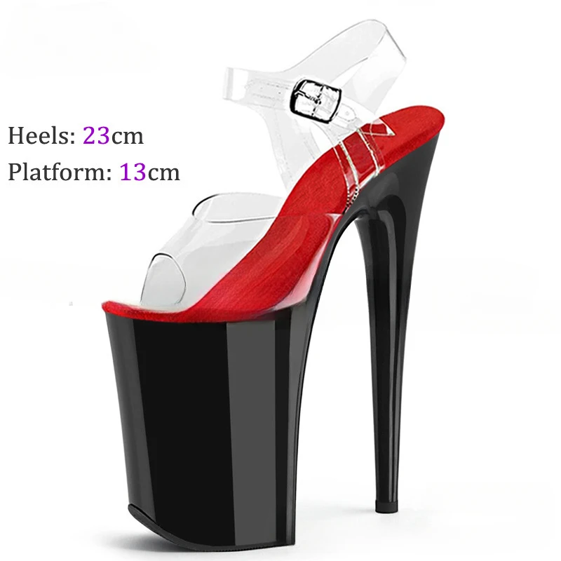 Peep Toe Fashion Red 23cm Props Sexy Fetish Shoes Queen Elegant Shallow Peep Toe Platform Nightclub Pole Dance Big Size Exotic
Peep Toe Fashion Red 23cm Props Sexy Fetish Shoes Queen Elegant Shallow Peep Toe Platform Nightclub Pole Dance Big Size Exotic