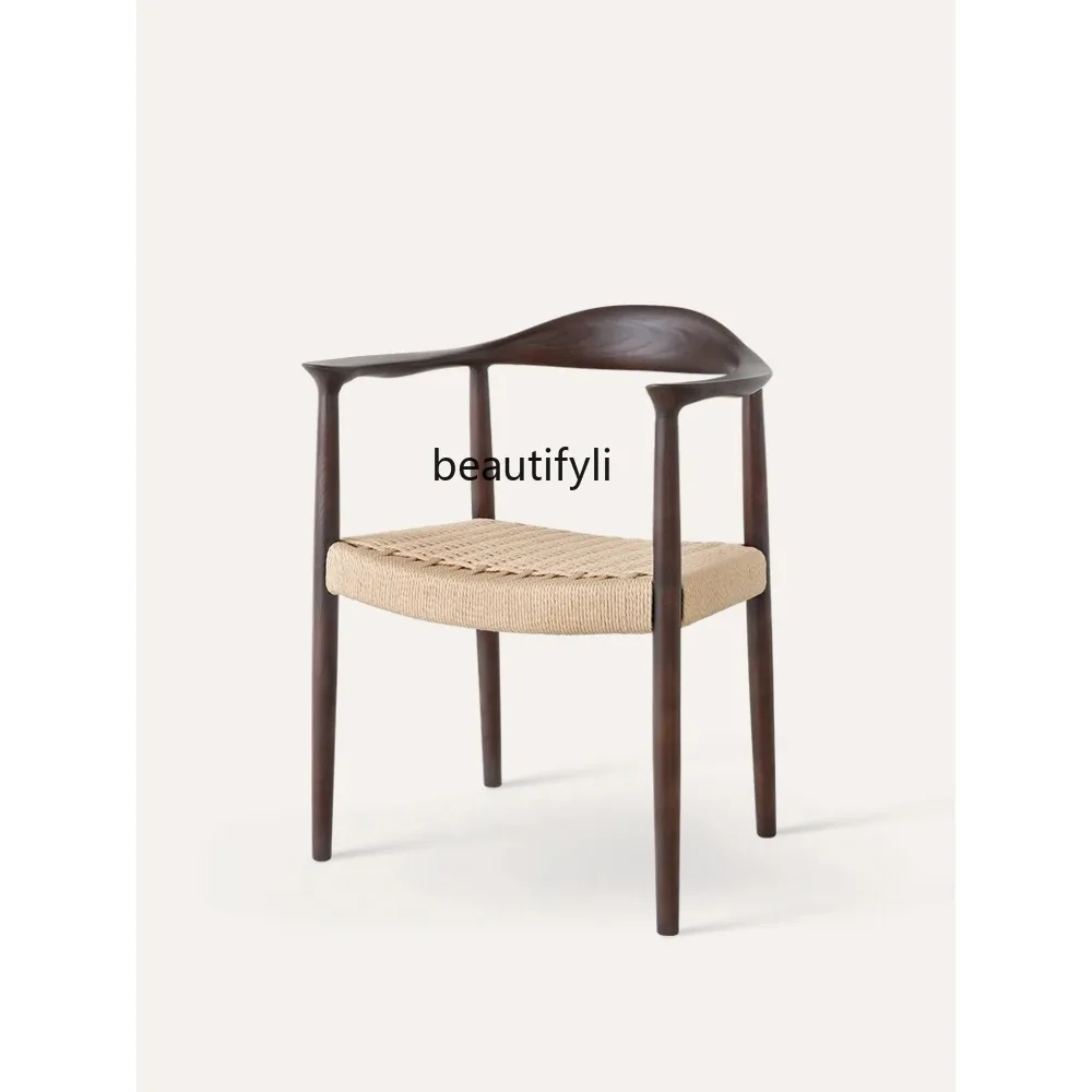 Braid Rope Chair Nordic Mid-Ancient Nordic Italian Minimalist Restaurant Classic Replica Solid Wood Dining Chair
Braid Rope Chair Nordic Mid-Ancient Nordic Italian Minimalist Restaurant Classic Replica Solid Wood Dining Chair