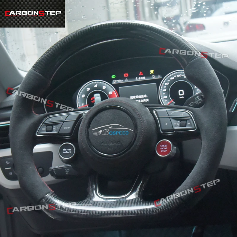 Подходит для Audi A3 8P A4 B9 A6 C7 A5 Q3 Q7 S3 8V S5 Rs3 Rs5 TTS 8J MK3 R8 SQ5 Автомобильный руль с подогревом из кованого углеродного волокна
Подходит для Audi A3 8P A4 B9 A6 C7 A5 Q3 Q7 S3 8V S5 Rs3 Rs5 TTS 8J MK3 R8 SQ5 Автомобильный руль с подогревом из кованого углеродного волокна