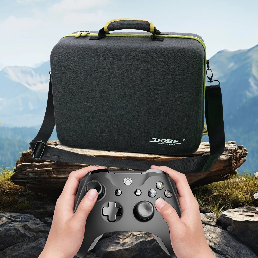 For Xbox Series X S Portable Travel Carrying Case Drop-proof Console Travel Bag Gamepad Controller Accessories Hanbag
For Xbox Series X S Portable Travel Carrying Case Drop-proof Console Travel Bag Gamepad Controller Accessories Hanbag