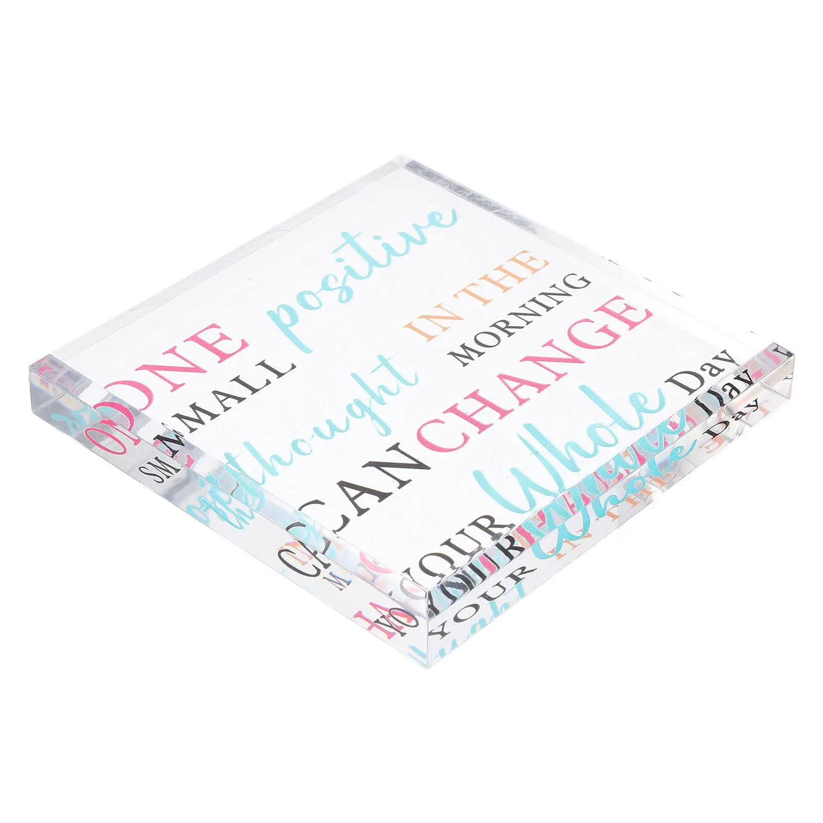 Acrylic Inspirational Sign Motivational Quotes Desk Decor Positive Acrylic Plaque Office Table Decoration Desktop Ornament Gift
Acrylic Inspirational Sign Motivational Quotes Desk Decor Positive Acrylic Plaque Office Table Decoration Desktop Ornament Gift