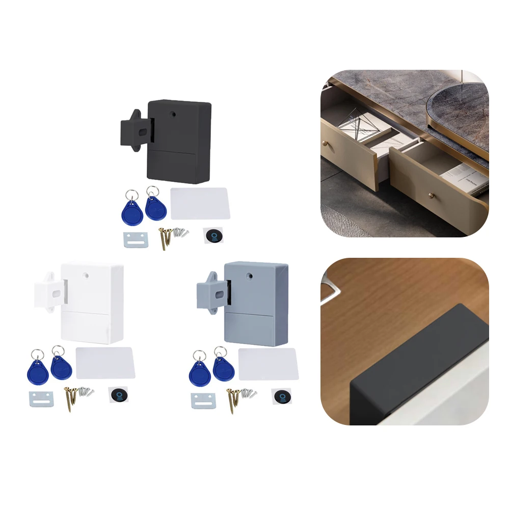 RFID Electronic Cabinet Lock Electronic Lock with 2 Key Hidden DIY RFID Lock Smart Sensor for Cabinets Hidden DIY Lock 
RFID Electronic Cabinet Lock Electronic Lock with 2 Key Hidden DIY RFID Lock Smart Sensor for Cabinets Hidden DIY Lock