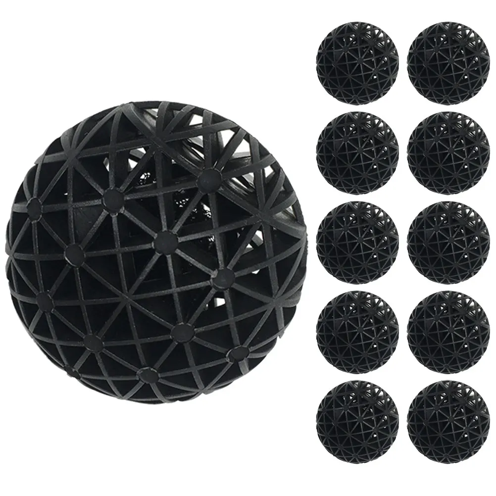 100pcs Bio Balls for Fish Tank Filter with Cotton 26mm Black Color Bagged Aquarium Pond Supplies Biochemical Media
100pcs Bio Balls for Fish Tank Filter with Cotton 26mm Black Color Bagged Aquarium Pond Supplies Biochemical Media