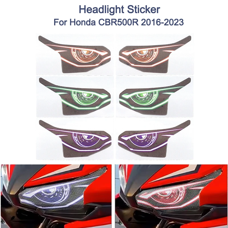 For Honda CBR500R CBR 500R 2016-2023 Motorcycle Front Fairing Headlight Sticker Head Light Lamp Protection Eyes Decals
For Honda CBR500R CBR 500R 2016-2023 Motorcycle Front Fairing Headlight Sticker Head Light Lamp Protection Eyes Decals