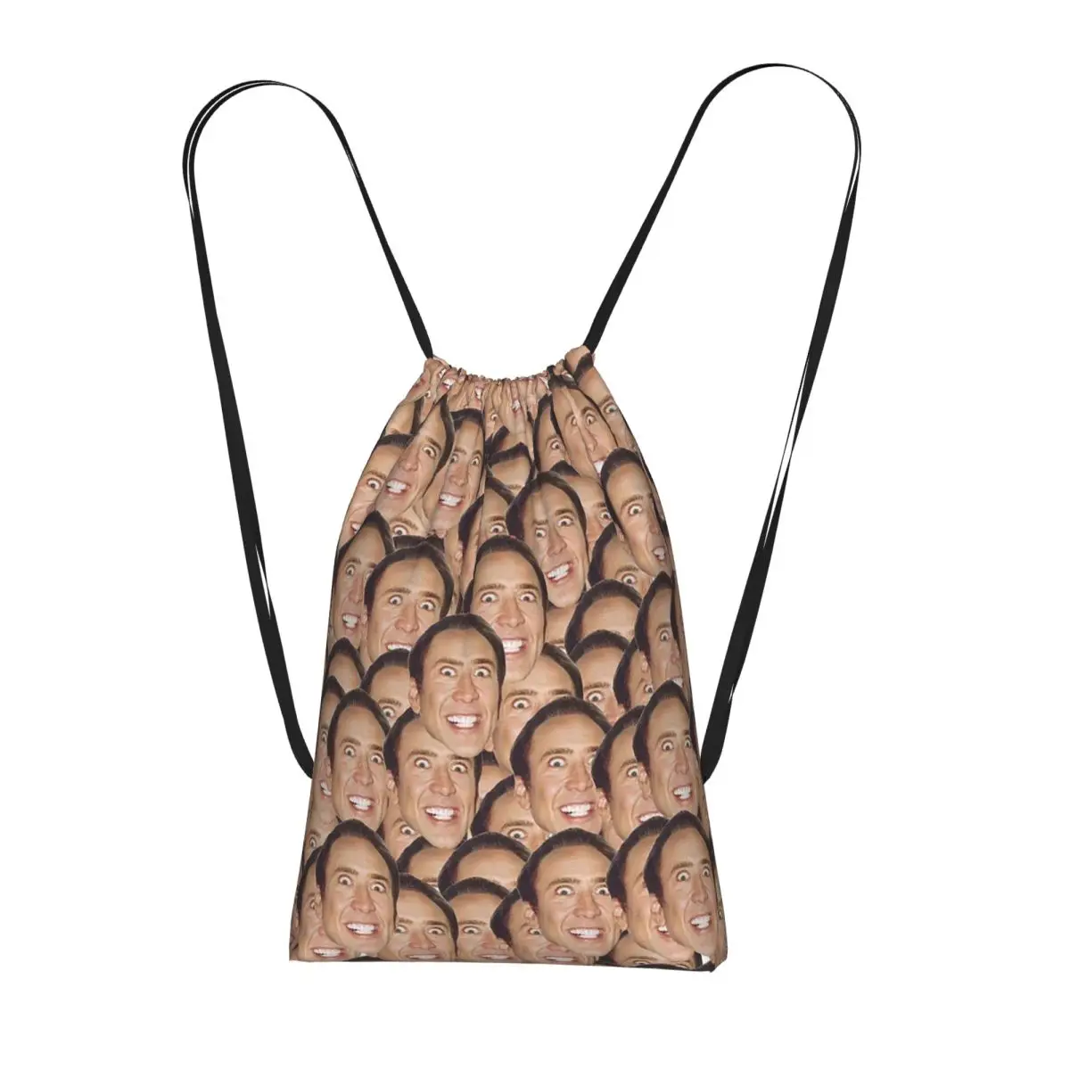 Nicolas Cage Meme Backpacks Fashion Drawstring Bags Sports Bag Book Bags for Man Woman Students
Nicolas Cage Meme Backpacks Fashion Drawstring Bags Sports Bag Book Bags for Man Woman Students