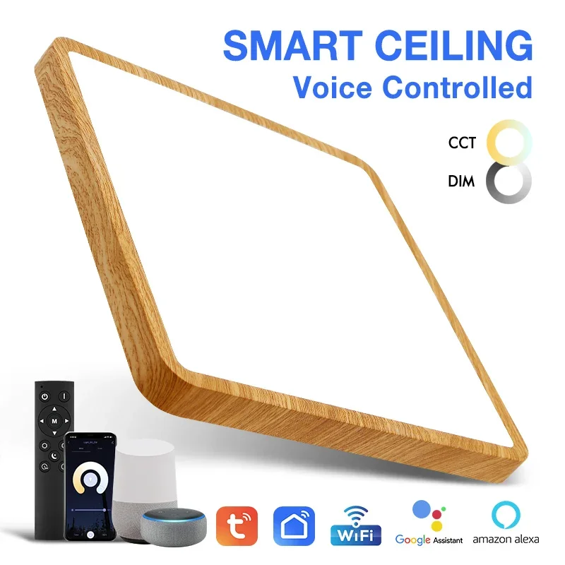 Ultra thin Ceiling Lights Square led Ceiling Lamps Tuya Smart Wifi App Remote Alexa Google Voice Control For Living Room lights
Ultra thin Ceiling Lights Square led Ceiling Lamps Tuya Smart Wifi App Remote Alexa Google Voice Control For Living Room lights