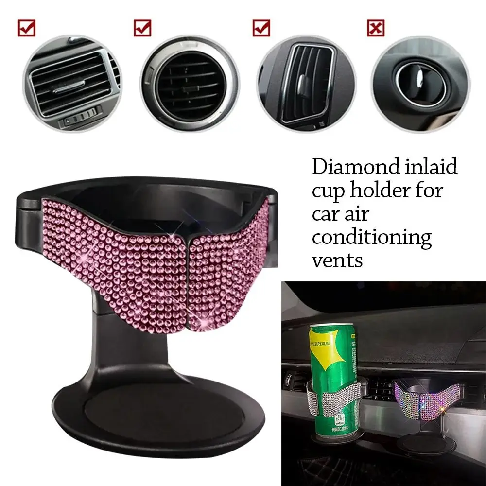 Diamond Car Cup Holder Universal Shiny Car Exhaust Vent Bracket Multifunctional Storage Organizer Water Bottle Insertion Bracket
Diamond Car Cup Holder Universal Shiny Car Exhaust Vent Bracket Multifunctional Storage Organizer Water Bottle Insertion Bracket