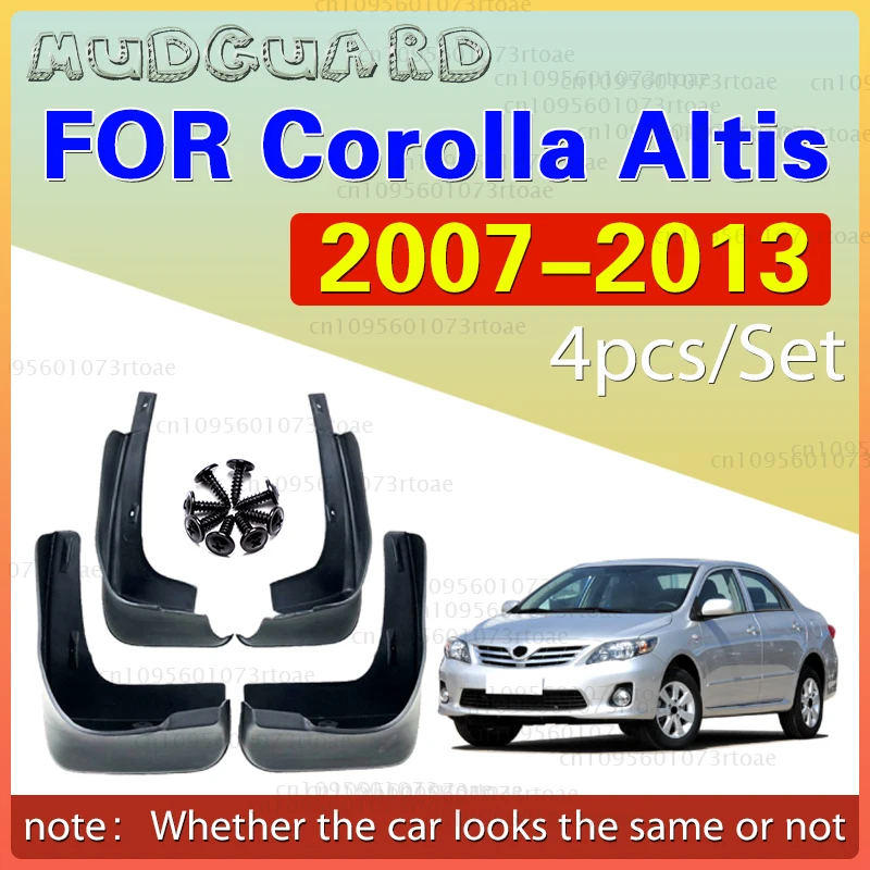 For Toyota Corolla Altis E140 2007 2008 2009 2010 2011 2012 2013 Fender Mudguard Mud Flaps Guard Splash Flap Mudguards 
For Toyota Corolla Altis E140 2007 2008 2009 2010 2011 2012 2013 Fender Mudguard Mud Flaps Guard Splash Flap Mudguards