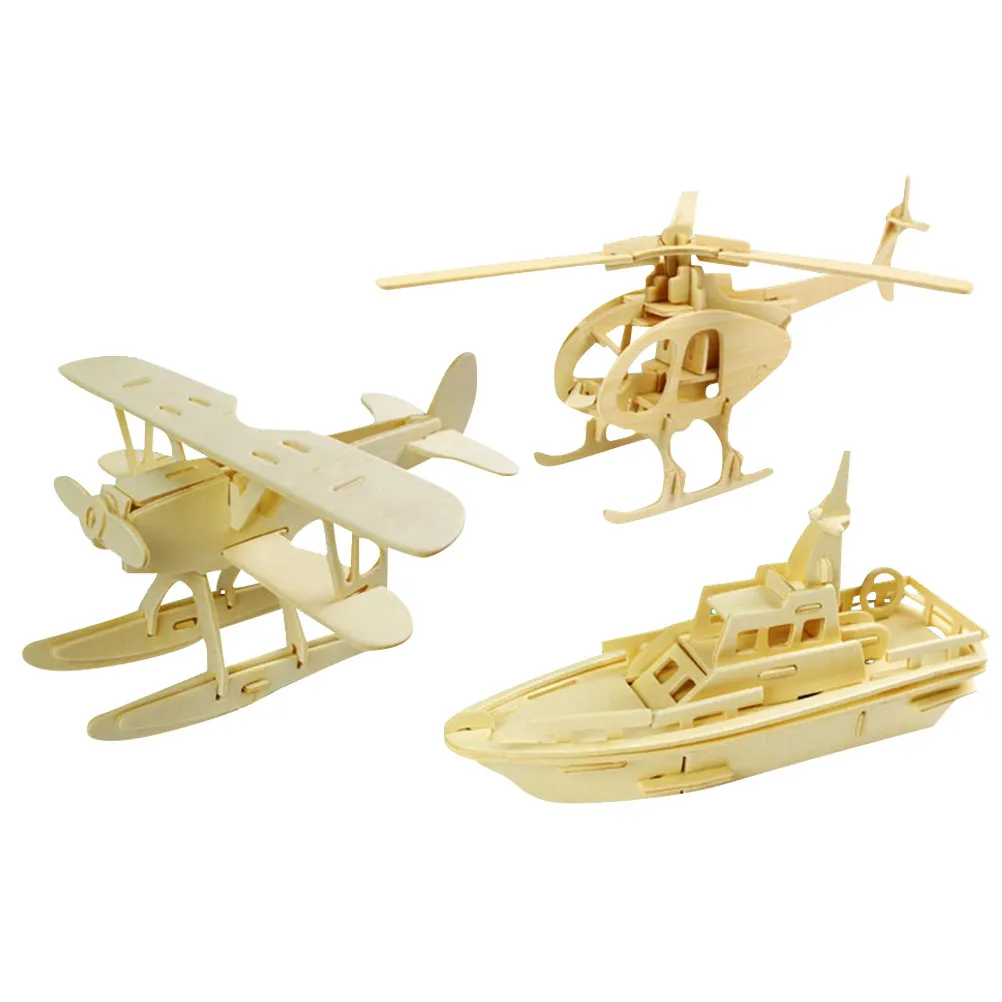 5Pcs Wooden DIY Puzzle Creative 3D Patrol Plane Simulation Educational Hand-Eye Coordination 3D Kids Puzzles Wooden Puzzles
5Pcs Wooden DIY Puzzle Creative 3D Patrol Plane Simulation Educational Hand-Eye Coordination 3D Kids Puzzles Wooden Puzzles