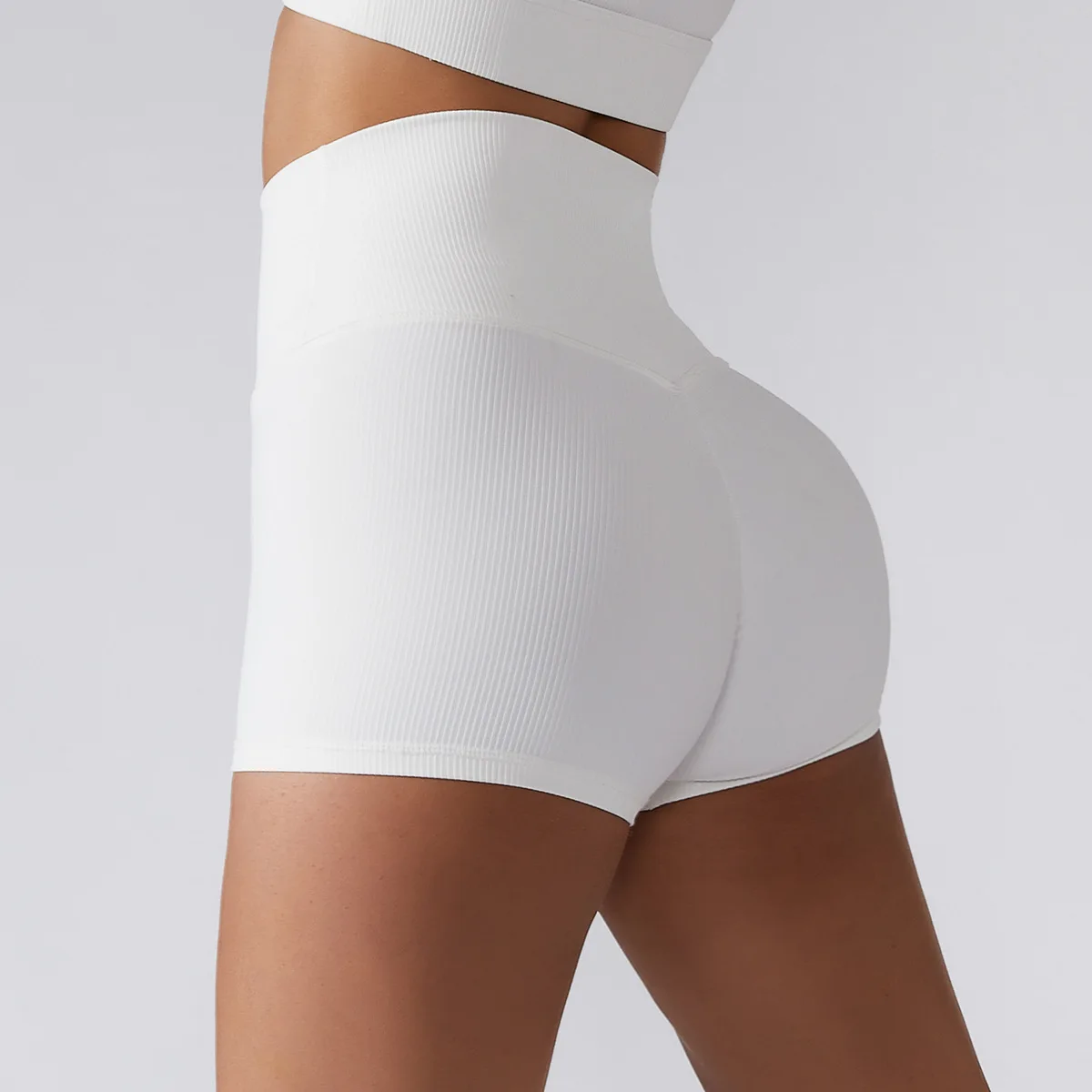New Knit Seamless V Back Yoga Shorts Women Fitness Elastic Scrunch Push Up Sports Running Workout High Waist Shorts
New Knit Seamless V Back Yoga Shorts Women Fitness Elastic Scrunch Push Up Sports Running Workout High Waist Shorts