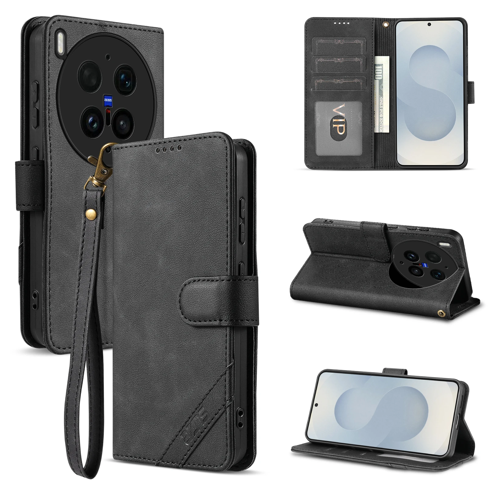 Shockproof Leather Card Holder Wallet Case For Vivo X300 Ultra X300S X200 Pro X200S, Flip Stand Protection Phone Cover Funda
Shockproof Leather Card Holder Wallet Case For Vivo X300 Ultra X300S X200 Pro X200S, Flip Stand Protection Phone Cover Funda