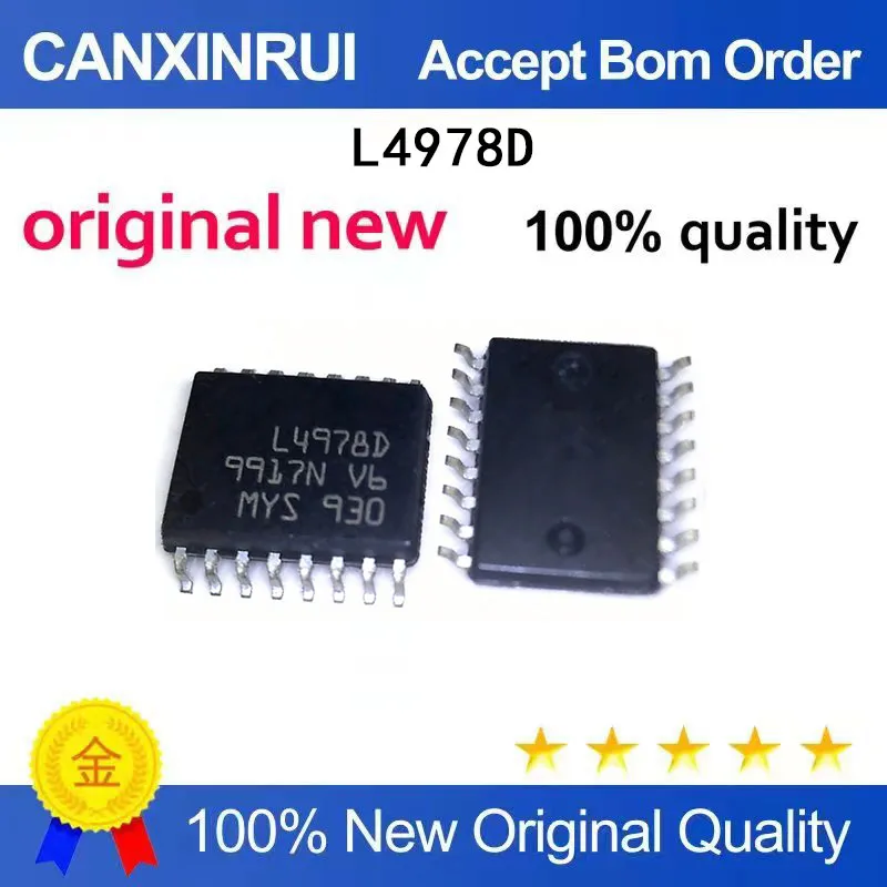 (5-100 Pieces) New stock L4978D 4978 SOP-16
(5-100 Pieces) New stock L4978D 4978 SOP-16