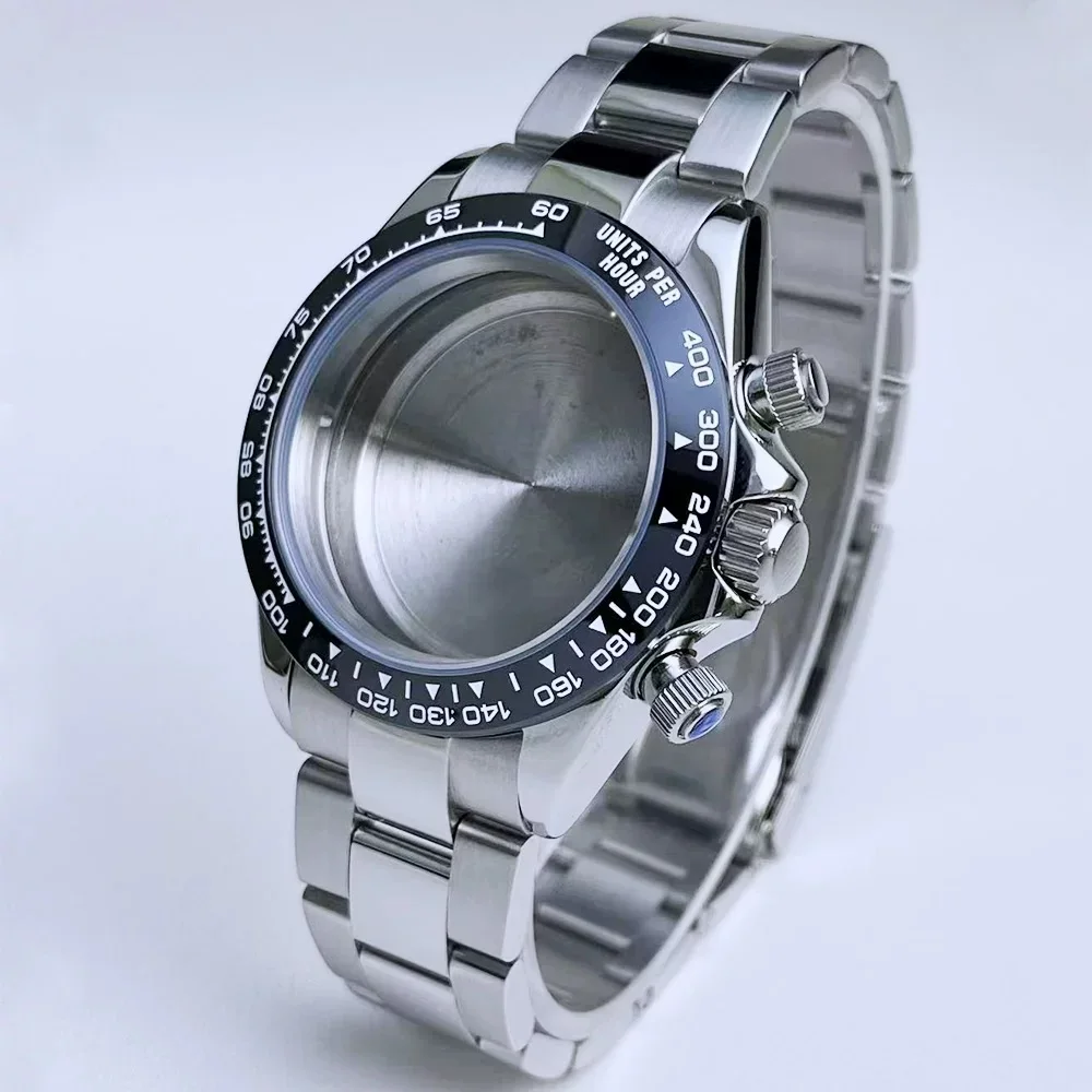 39mm stainless steel case accessories compatible with VK64 and VK63 movement watch accessories
39mm stainless steel case accessories compatible with VK64 and VK63 movement watch accessories