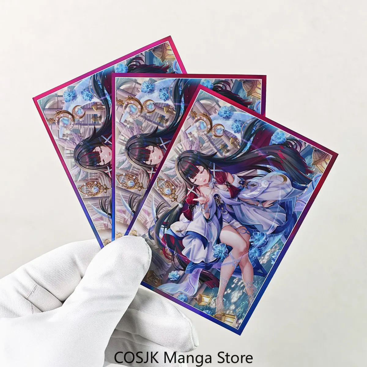 Laser Version Anime Genshin Impact Columbina 60Pcs/Set Cards Sleeve Game Cards Protector Cards Protective Cover Decorations Gift
Laser Version Anime Genshin Impact Columbina 60Pcs/Set Cards Sleeve Game Cards Protector Cards Protective Cover Decorations Gift