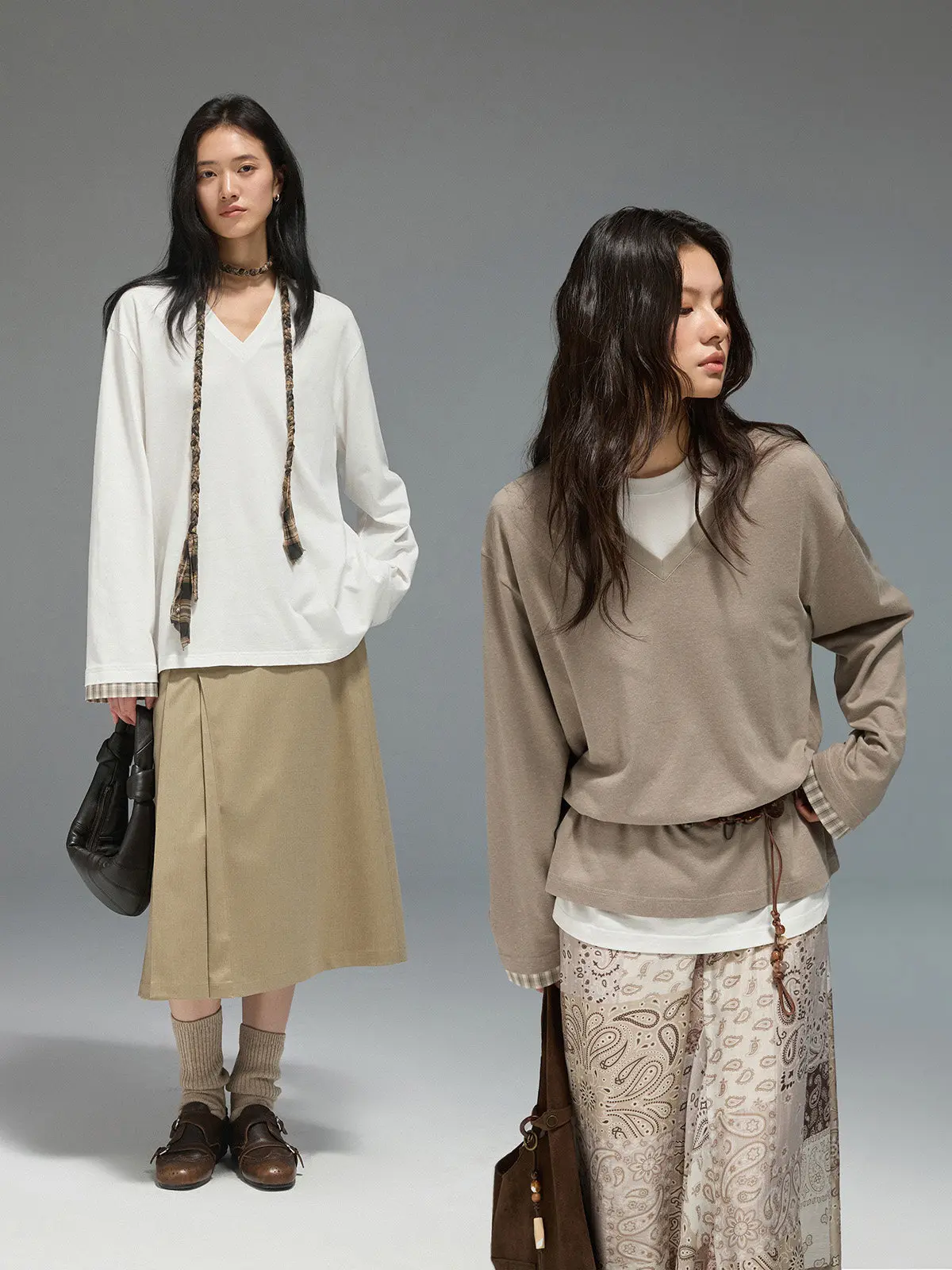 JUSLIN CleanFit Long Sve T-irt Cotton Linen Blend oulder Drop round Ne V Ne Casual Loose Fit Ladies Top M028
JUSLIN CleanFit Long Sve T-irt Cotton Linen Blend oulder Drop round Ne V Ne Casual Loose Fit Ladies Top M028