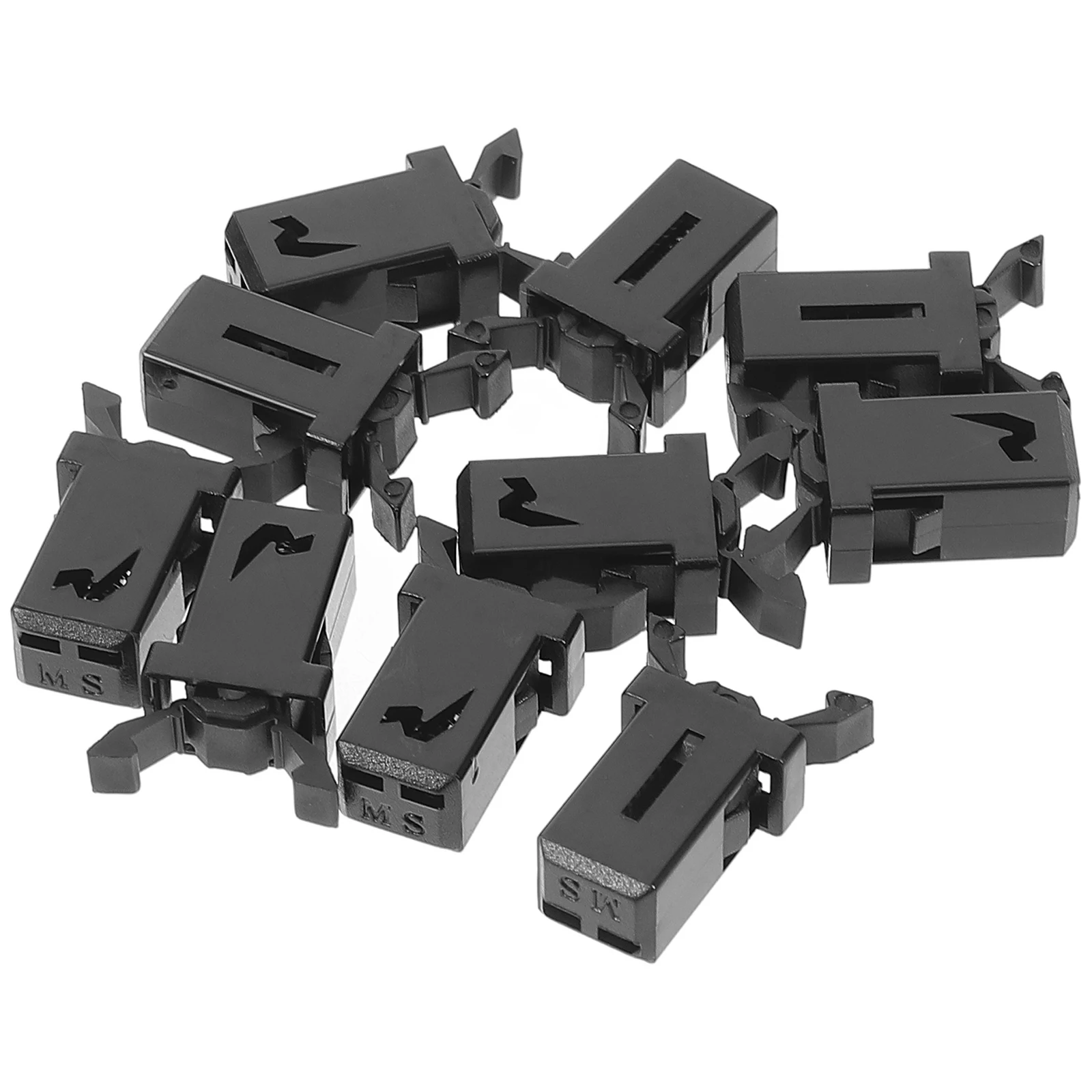 10pcs Spring Accessories Black Plastic Trash Bin Latch Repair Garbage Can Lid Buckle Replacement Catch Latches Home Waste Bin
10pcs Spring Accessories Black Plastic Trash Bin Latch Repair Garbage Can Lid Buckle Replacement Catch Latches Home Waste Bin